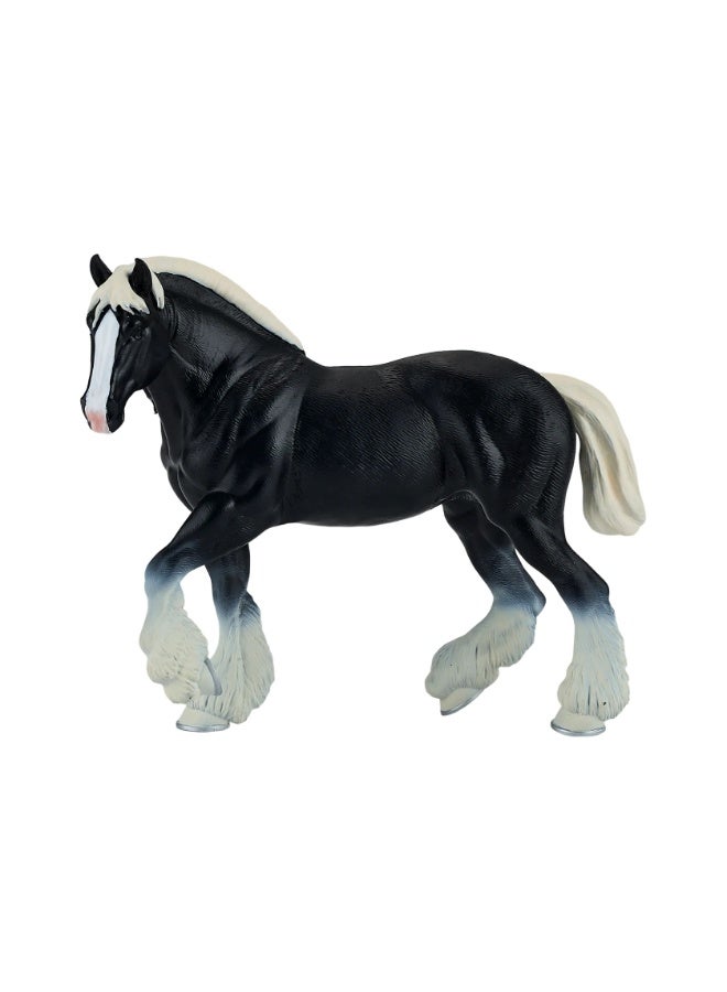 Mojo Clydesdale Horse Black- XL - Image 1