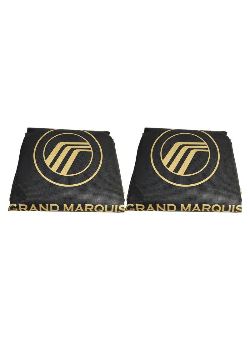 GRAND MARQUIS Universal Car Seat Dust Dirt Protection Cover Extra Protection For Your Seat 2/pcs Set Car Seat Cover - Image 2