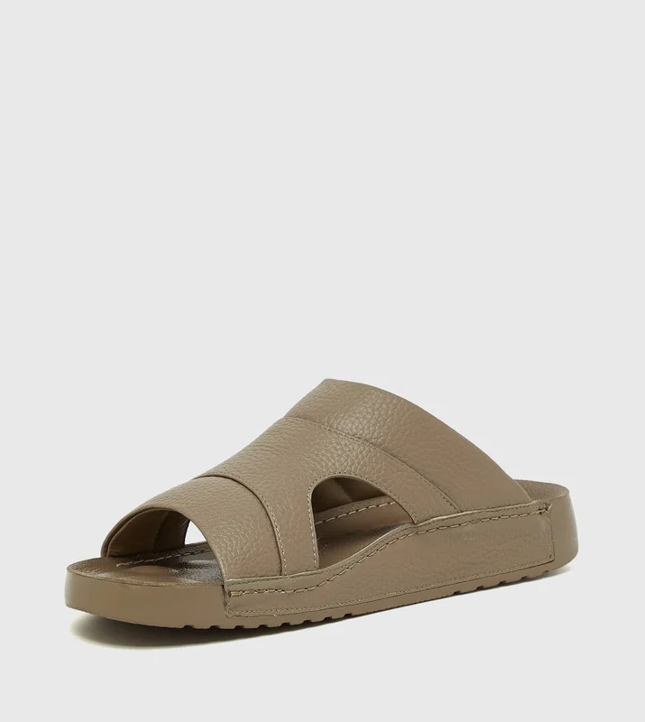 Steve Madden SNOL Beige Men's Comfort Sandals