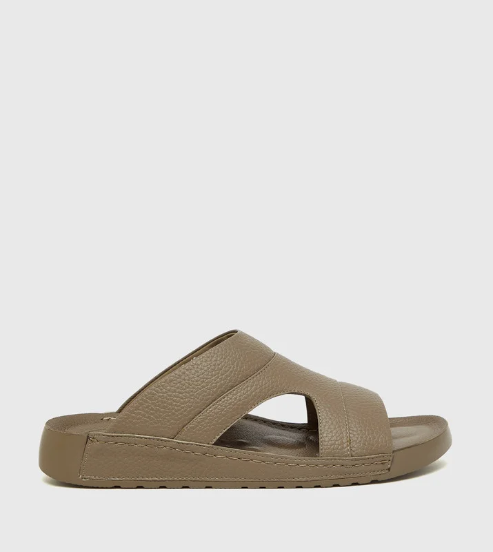 Steve Madden SNOL Beige Men's Comfort Sandals