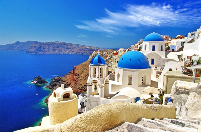 CHengQiSM Jigsaw Puzzles 1000 Pieces Puzzles for Adults Dreamy Aegean Sea Puzzles Greece Santorini Landscape Puzzle Natural Scene Hard Puzzles for Adults Teens Kids Interactive Toy Brain Teaser - Image 4