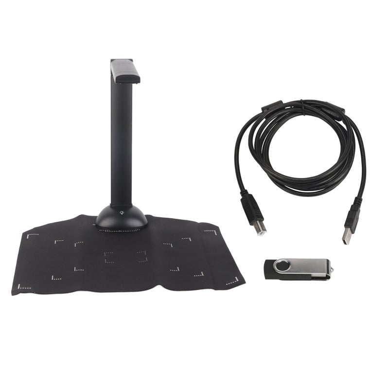 Book Scanner Camera with 10MP Sensor Auto Correction Document Scanner - Continuous Scanning OCR Function Document Camera for Distance Learning - Image 1