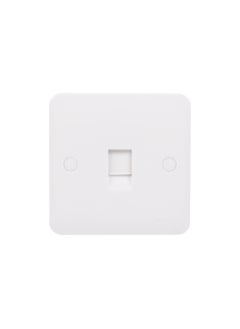 Schneider Electric Lisse - Square edge white moulded - data/telephone socket - RJ11 - matt white - GGBL7051S