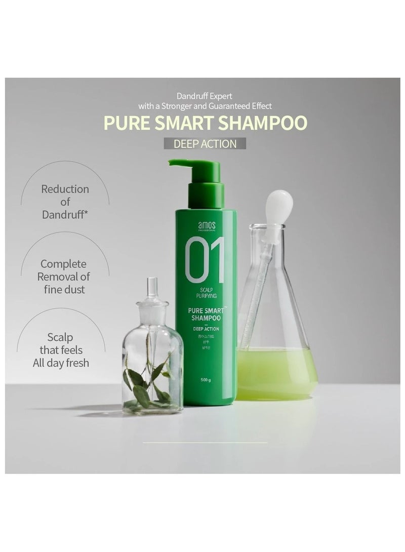 amos PROFESSIONAL Professional Pure Smart Shampoo (500ml) - Image 3