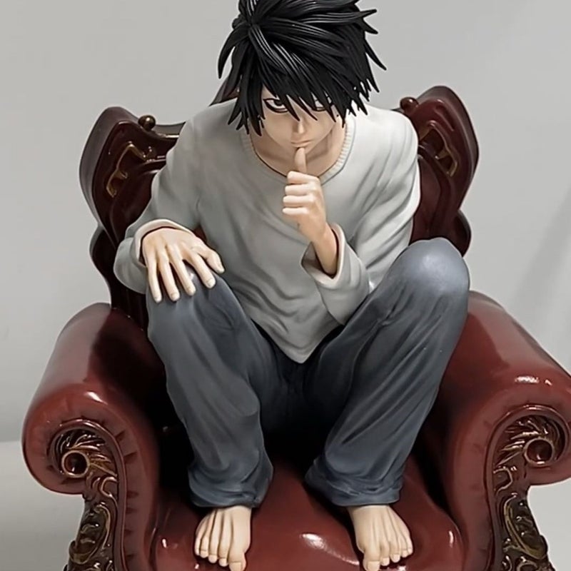 Death Note Figure Light Yagami L Sitting on Sofa Pose Model PVC Collectible Toy - Image 1
