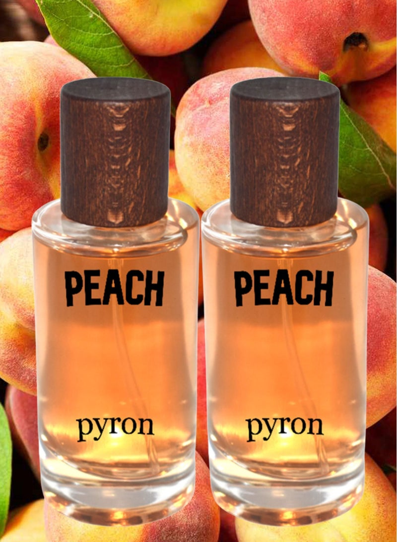 بيرون 2 قطع عطر الخوخ 50 مل EDP