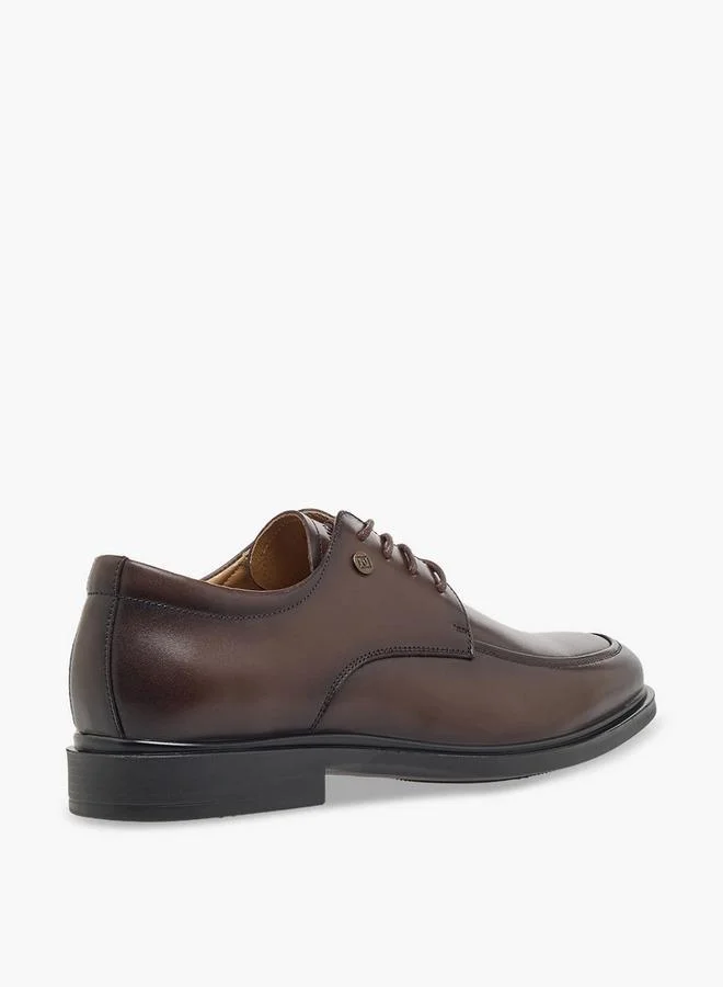 Duchini BROWN Men Lace-Up Leather Derby Shoes for Men | Best Price UAE