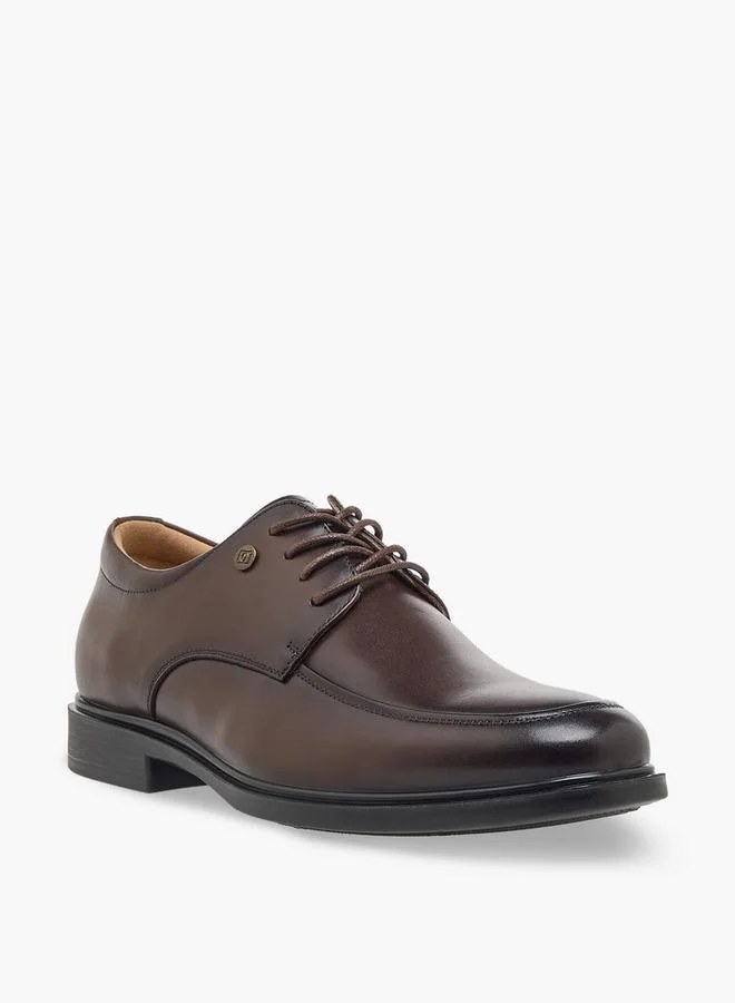 Duchini BROWN Men Lace-Up Leather Derby Shoes for Men | Best Price UAE