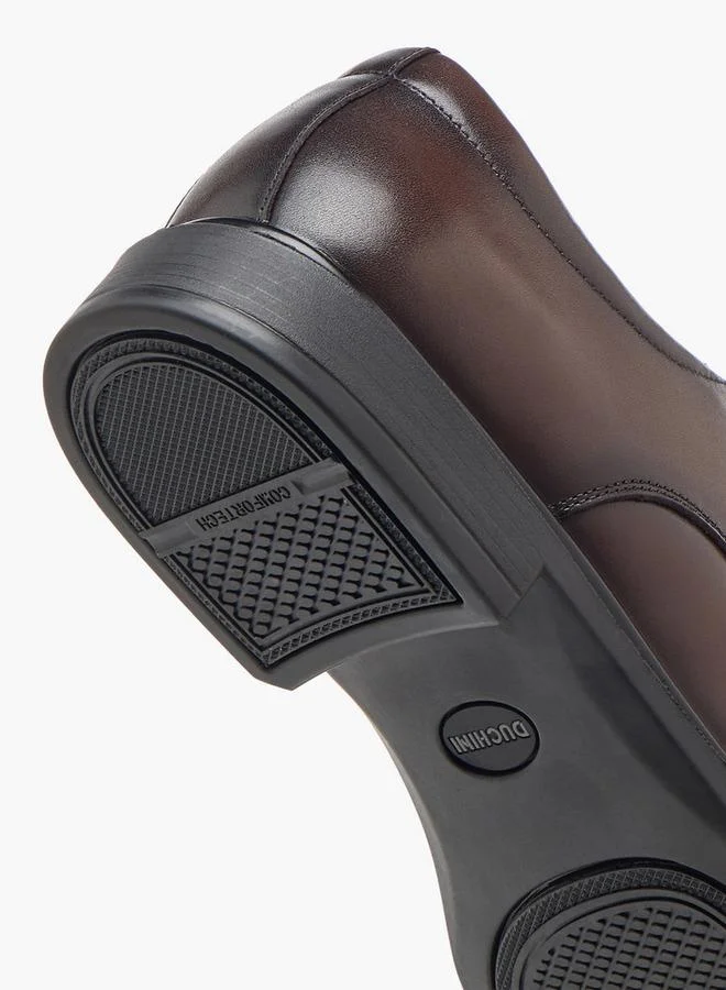 Duchini BROWN Men Lace-Up Leather Derby Shoes for Men | Best Price UAE