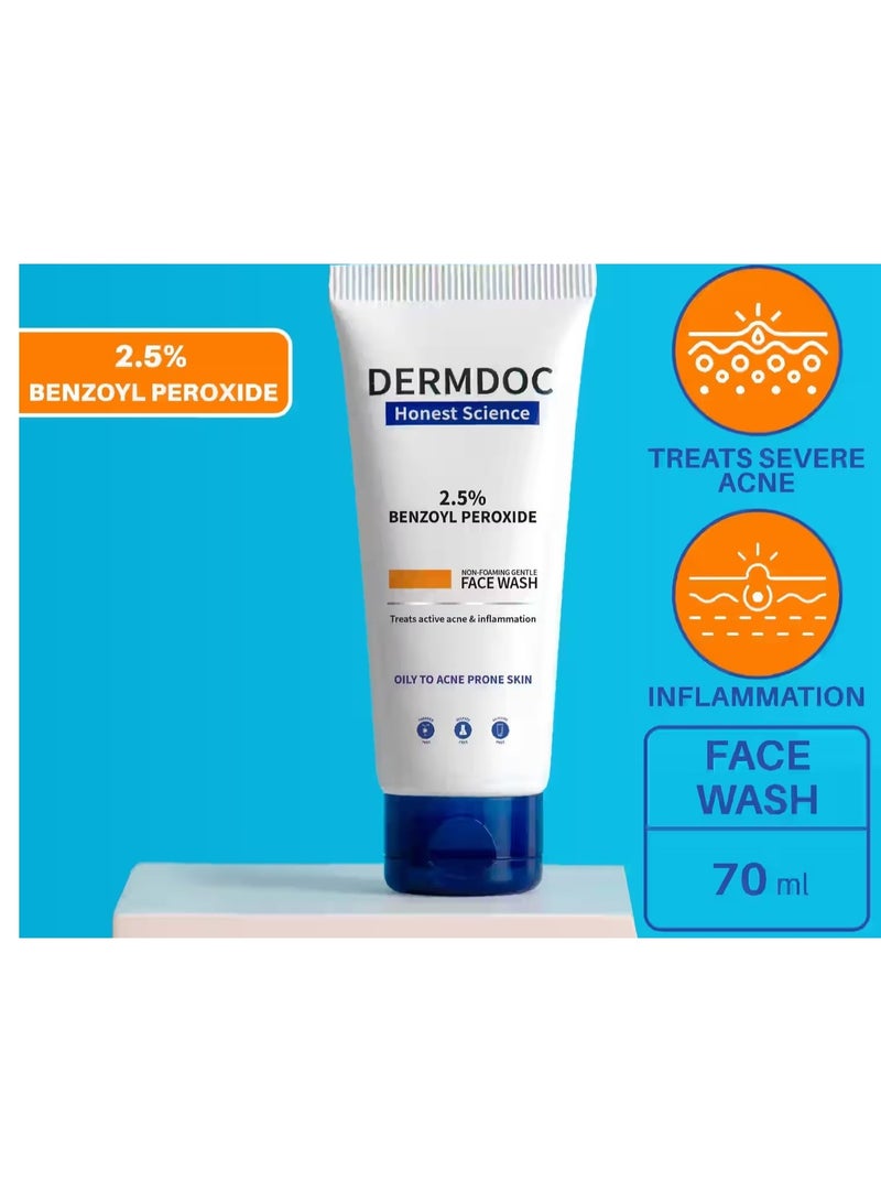 Dermdoc Honest Science BP Face Wash (70 ml) | - Image 4