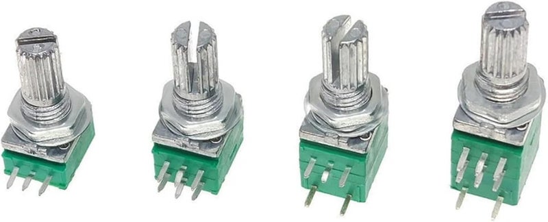 RK097NS RV097G RV097NS Audio Amplifier Sealed Potentiometer 3Pin 5Pin 6Pin 8Pin 15mm Shaft B1K B5K 5Pcs(5PIN 10K) - Image 3