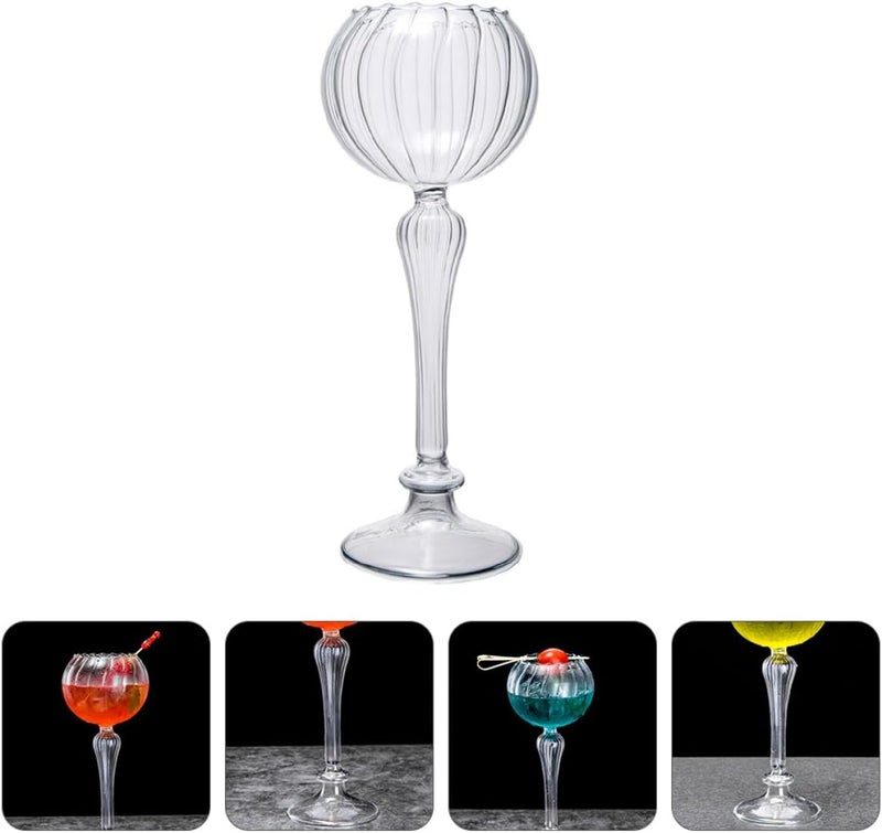 مجموعة كؤوس نبيذ Uonlytech Creative Stemware بتصميم زهري، مناسبة للحفلات والاستخدام المنزلي - Image 5