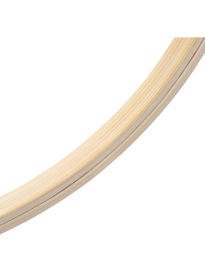 5-Piece Embroidery Hoop Ring Set DIY Needlecraft Bamboo Frame Ring Round Loop - Image 3