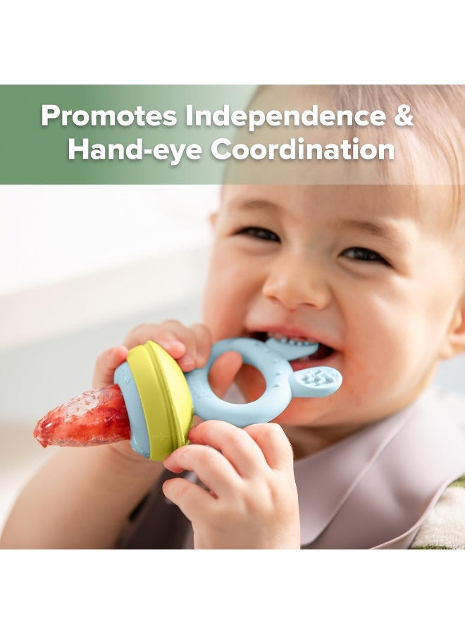 Haakaa Baby Fruit Food Feeder & Mini Freezer Nibble Tray Combo - Image 5