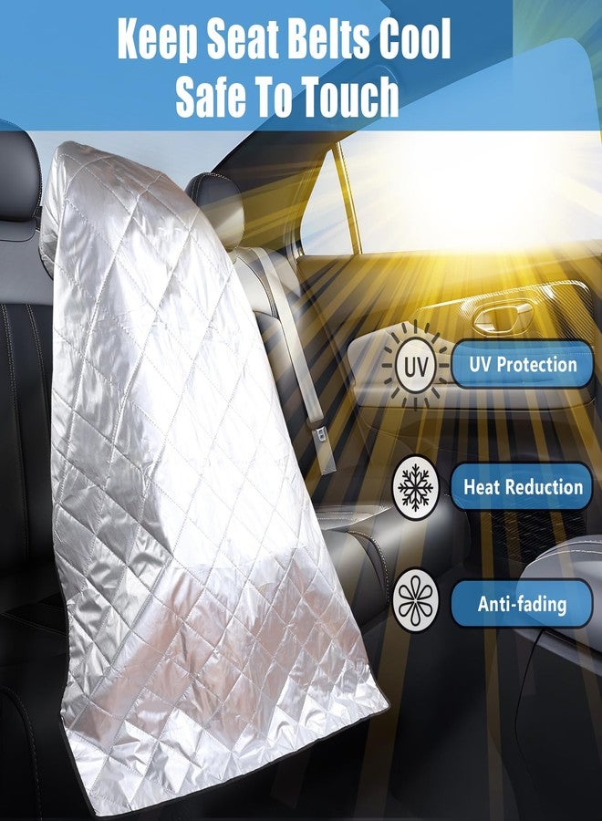 Babeezy Car Seat Sun Shade Cover Cooling for Baby Car Seat Belts 30% Wider Coverage Summer Car Travel Accessory - Image 4