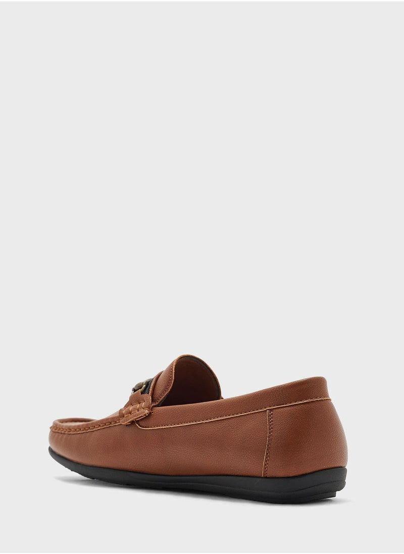 Robert Wood - Formal Metal Trim Detail  Loafers - Image 1