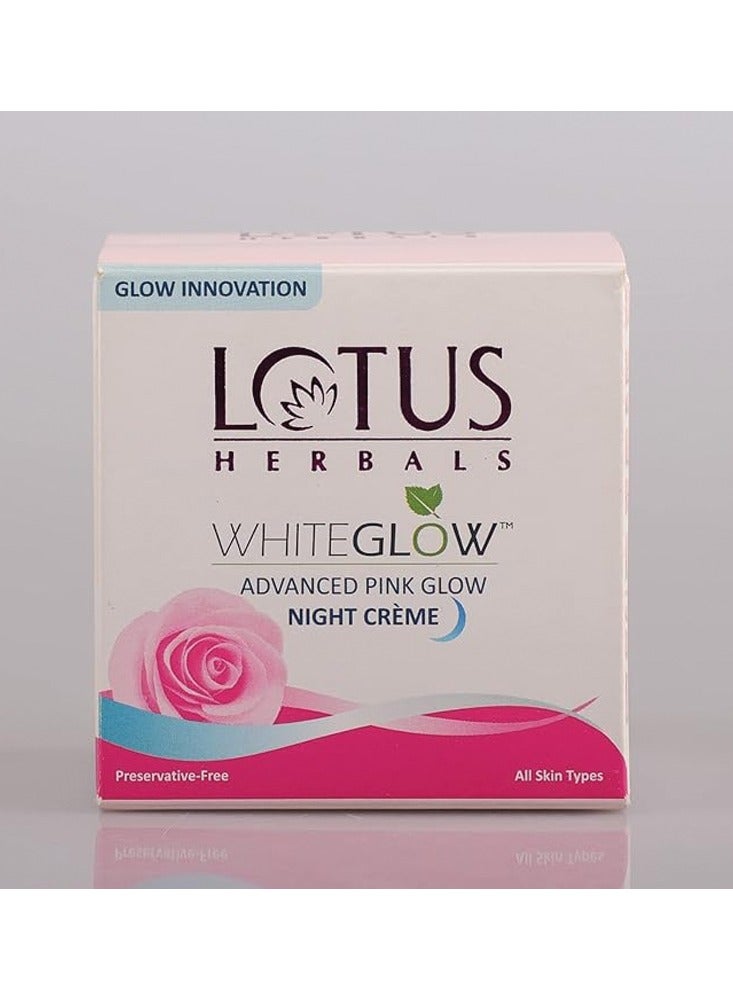 Lotus Herbal Whit glow Advanced Pink Glow Night Cream - Image 1