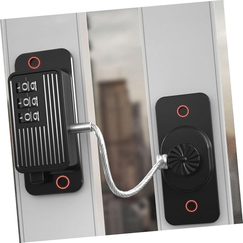 Kisangel 2 Pack Refrigerator Locks Adhesive Safety Locks For Freezer Cabinet Drawer - Image 4