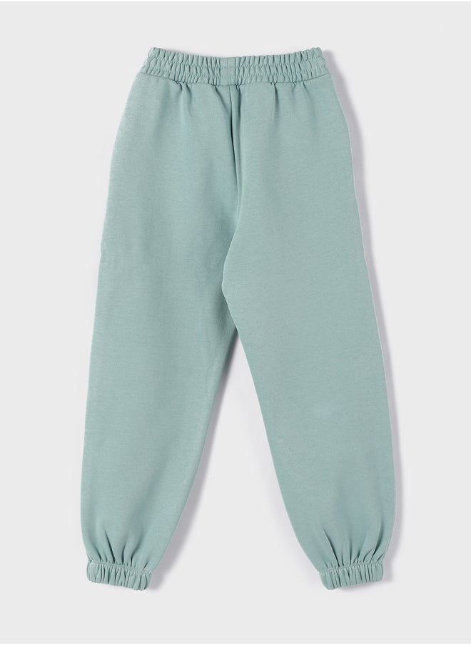 LC WAIKIKI Elastic Waist Printed Girl Jogger Sweatpants  - Image 2