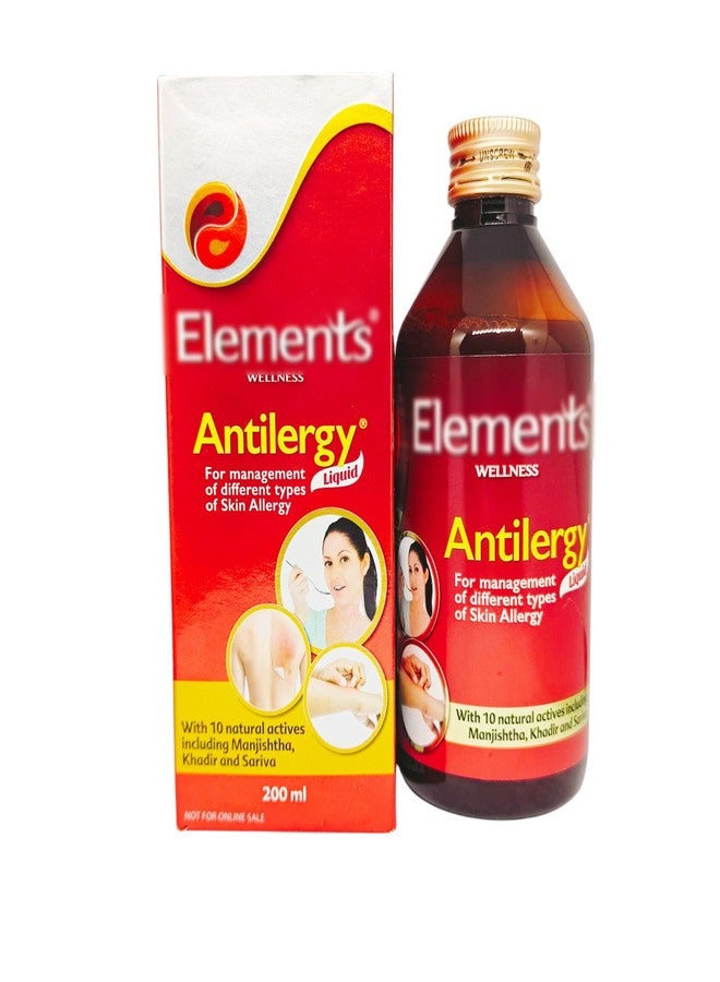 Elements Wellness Elements Wellness Antilergy Liquid - Herbal Anti-Allergic & Immunity Support 200 ml, Pack of 1 - Image 1