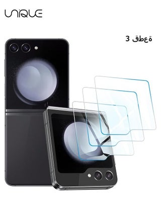(3 Pack) Designed for Samsung Galaxy Z Flip 5 5G (Front Screen Only) Tempered Glass Screen Protector, Anti Scratch, Bubble Free - pzsku/Z4D8A05C55C8D7DFDB00DZ/45/_/1693357529/791f24cd-8647-45b8-a50c-b9a9a9ff8a01