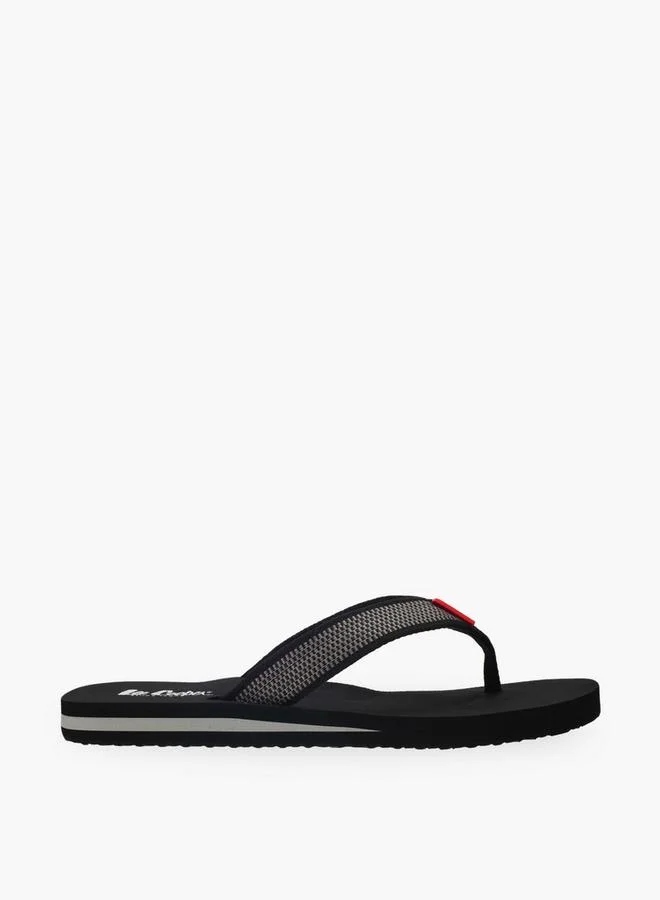 لي كوبر Men Logo Print Flip-Flops