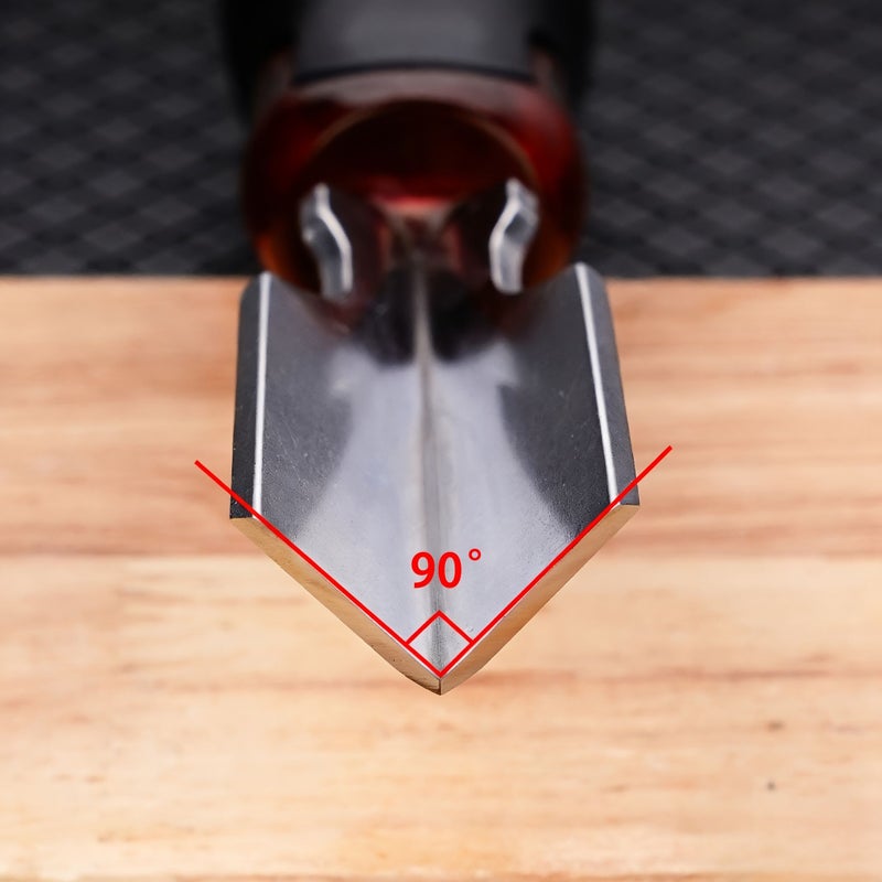 10mm 90 Degree Right Angle Chisel CRV With PVC Handle For Woodworking - Image 4
