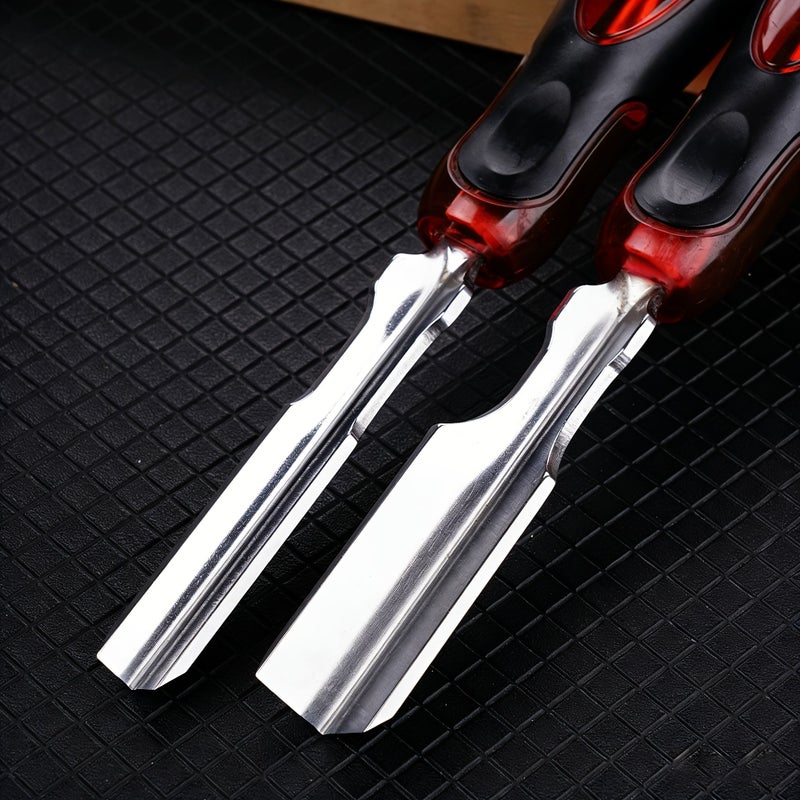 10mm 90 Degree Right Angle Chisel CRV With PVC Handle For Woodworking - Image 5