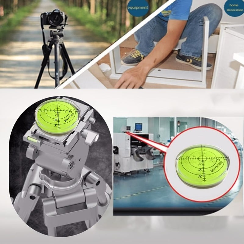 3 Pack Magnetic Bubble Level 2.4 Inch Bullseye Circular For RV Trailer - Image 2