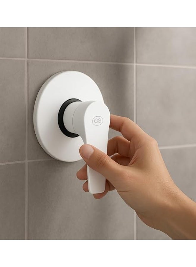 جي أس خلاط دفن خط واحد ابيض/كروم - Image 3