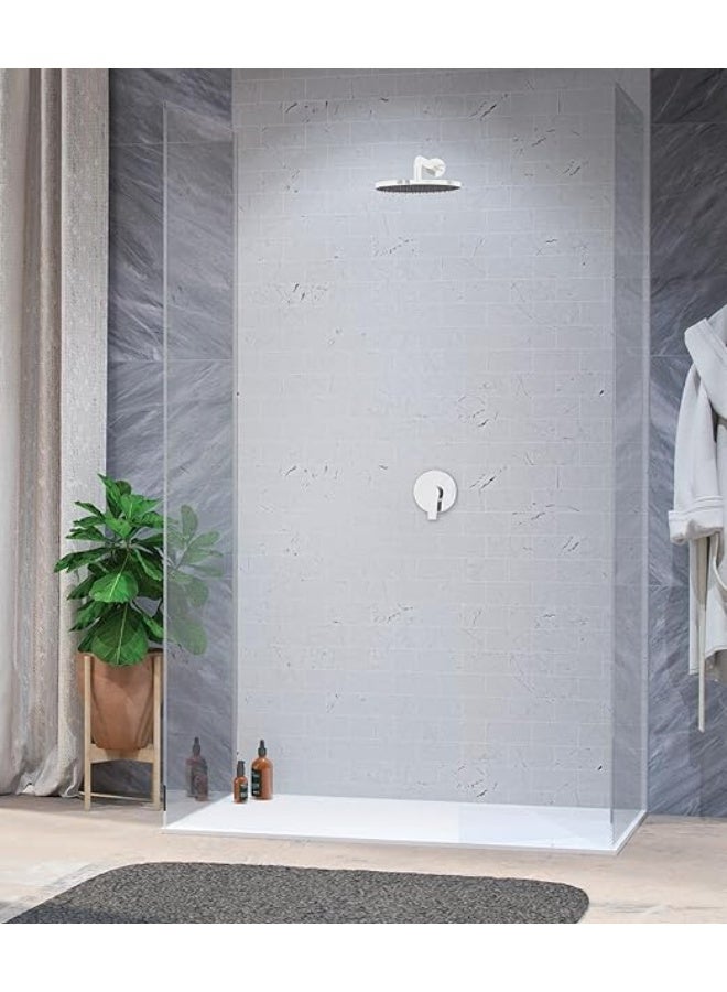 جي أس خلاط دفن خط واحد ابيض/كروم - Image 4