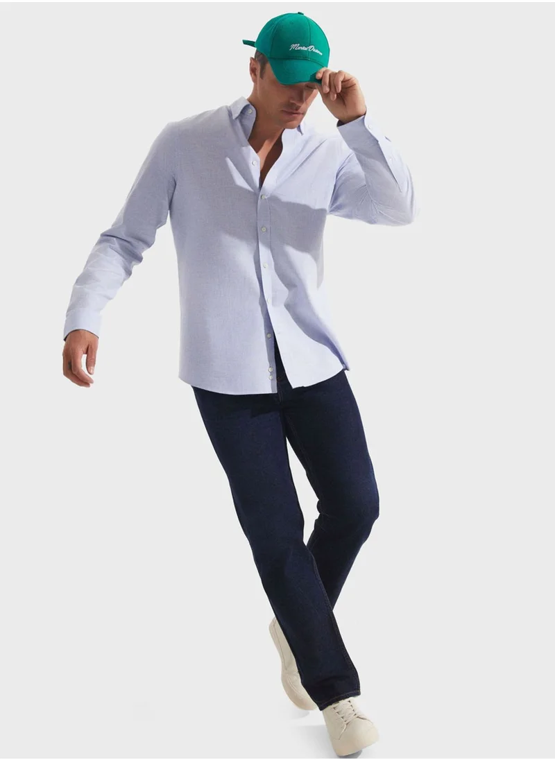 جون Essential Patterned Regular Fit  Shirt