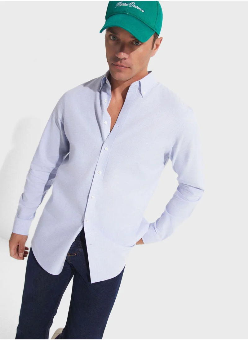 جون Essential Patterned Regular Fit  Shirt