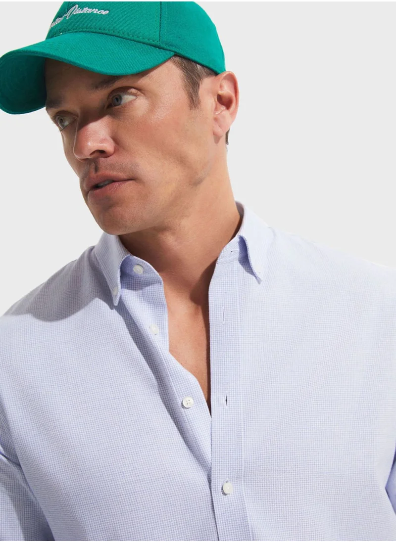 جون Essential Patterned Regular Fit  Shirt