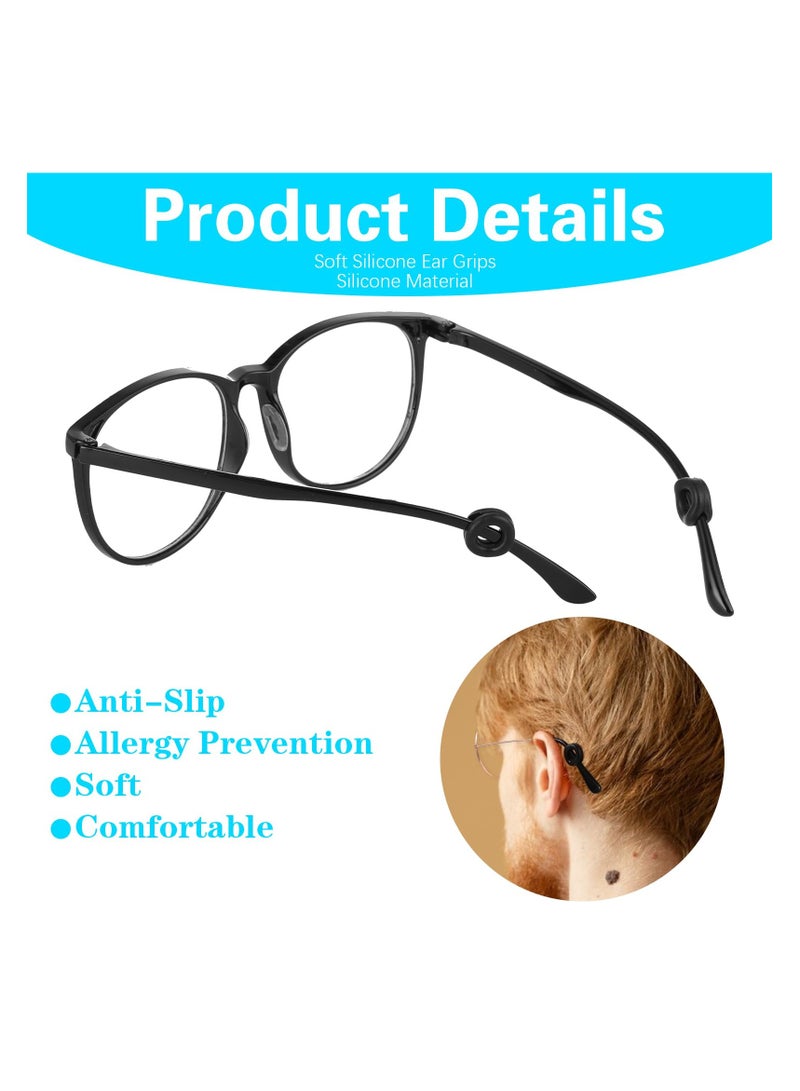 Generic 24PCS Glasses Ear Grip Eyeglasses Temple Tip Sleeve Retainer Silicone Anti-Slip Soft Comfortable Glasses Retainers  - Image 3
