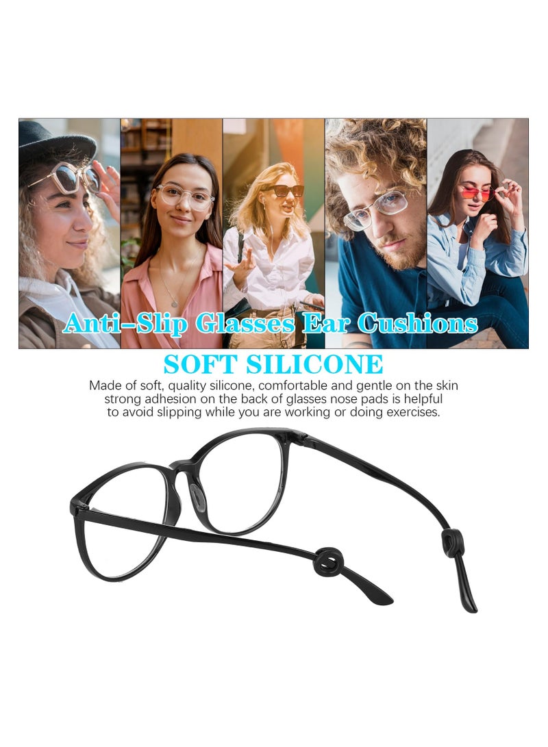 Generic 24PCS Glasses Ear Grip Eyeglasses Temple Tip Sleeve Retainer Silicone Anti-Slip Soft Comfortable Glasses Retainers  - Image 4