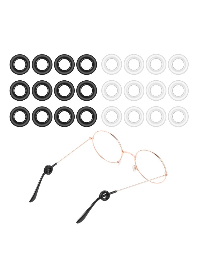 Generic 24PCS Glasses Ear Grip Eyeglasses Temple Tip Sleeve Retainer Silicone Anti-Slip Soft Comfortable Glasses Retainers  - Image 1
