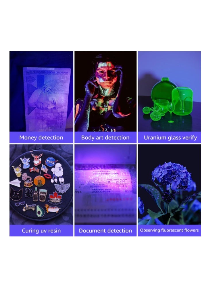 Lepro UV Light, 21 LED 395nm UV Torch, Black Light Detector for Pets Urine, Stain, Bed Bugs, Scorpions, Ringworms, Fake Banknote and More, 3 AAA Batteries Included - Image 4