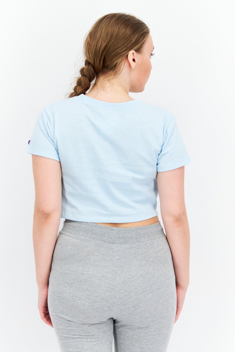 Champion Women Sportswear Fit Training Top, Light Blue - Image 2