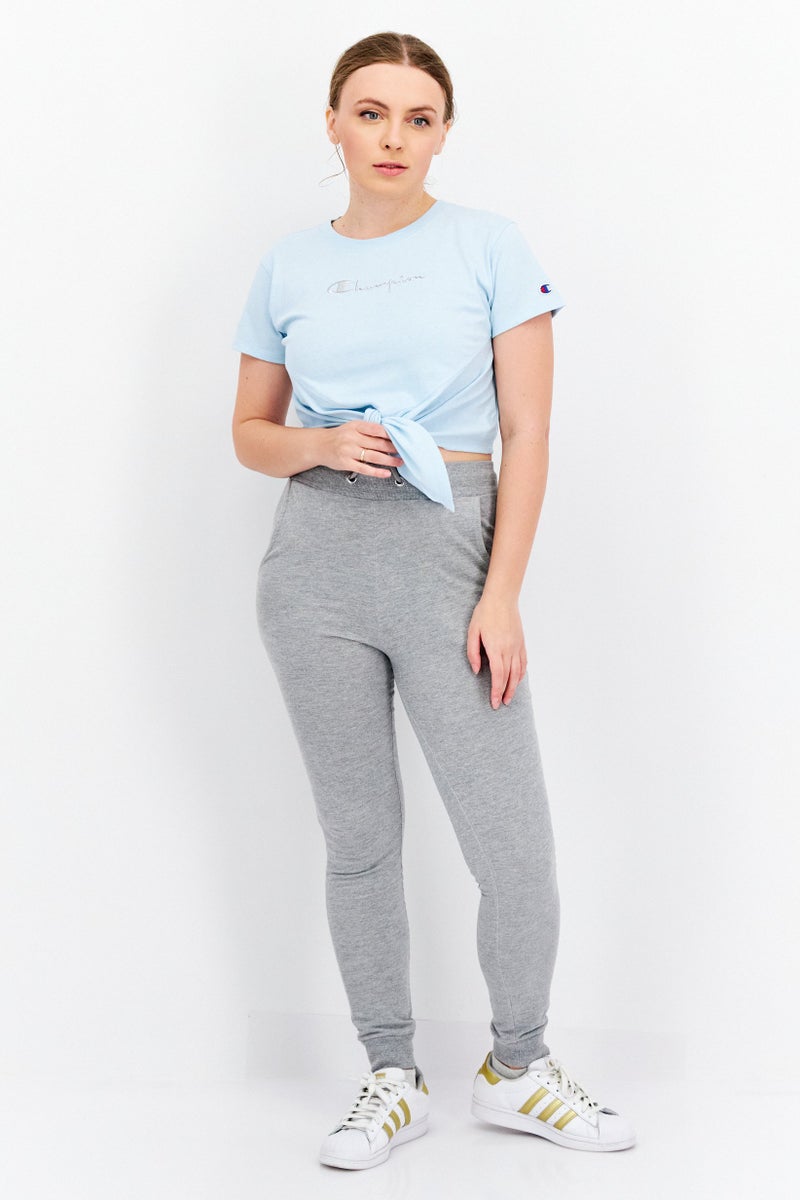 Champion Women Sportswear Fit Training Top, Light Blue - Image 4