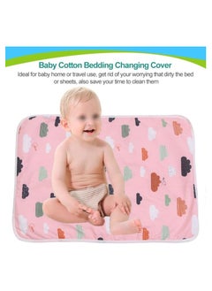 Moro Moro Baby Waterproof Changing Pad, 50x70 cm, Soft Cotton Surface  - Image 2