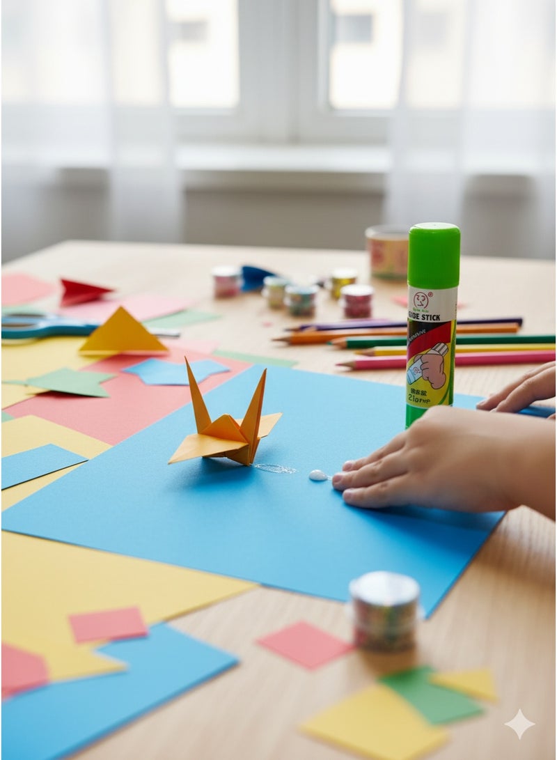 PVP Glue Stick, 2 Pcs., Non-Toxic, Washable, for Paper, Cardboard, Photos - Image 3