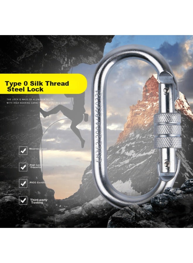 Golmud Geermu Outdoor Escape, Slow Descent Steel Wire Core Safety Rope, 8mm Descending Rope, Safety Belt, 20-meter Set - Image 4
