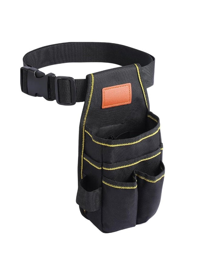 أوشيما عالمية أداة صغيرة حقيبة أداة أحزمة للرجال ، حقيبة أداة صغيرة كيس أدوات كهربائي مع حزام ، ارتداء أدوات مقاومة Bel 12 موانئ تخزين مثالية للكهربائيين الميكانيكيين النجارين وأكثر من ذلك - Image 1