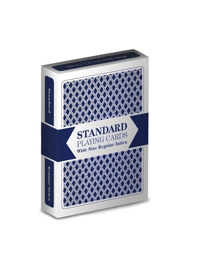 Brybelly Single Blue Deck, Standard Playing Cards (Wide Size, Regular Index) - Image 1