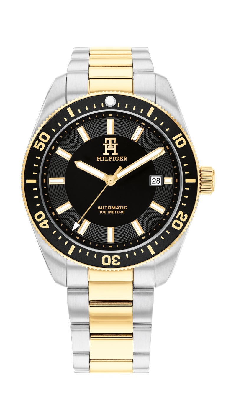 TOMMY HILFIGER Round Automatic Men'S Two Tone Stainless Steel Case  Watch - Image 3