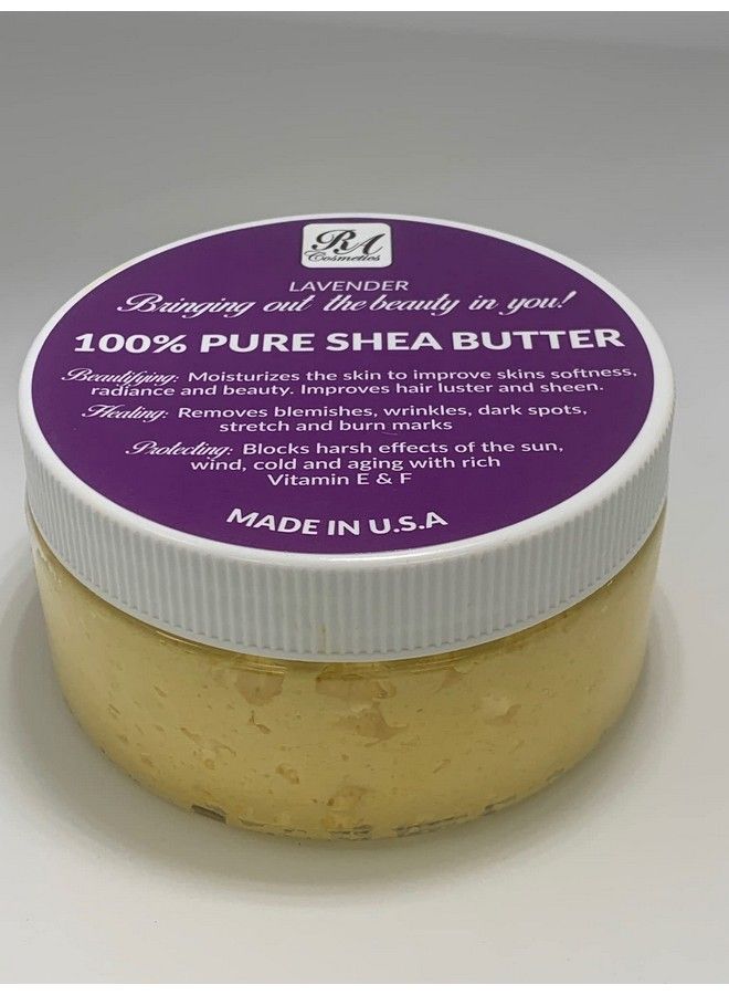 RA COSMETICS 100% African Shea Butter Whipped Lavender 6 Oz - Image 2