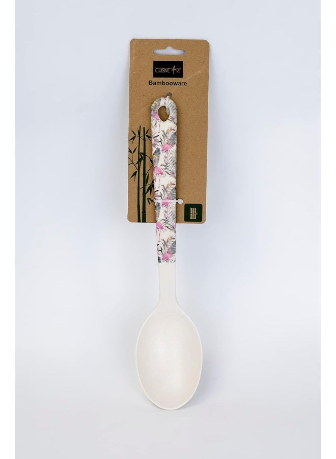 كويزين أرت ملعقة بامبو صديقة للبيئة قابلة لإعادة الاستخدام - 34 سم - Image 3