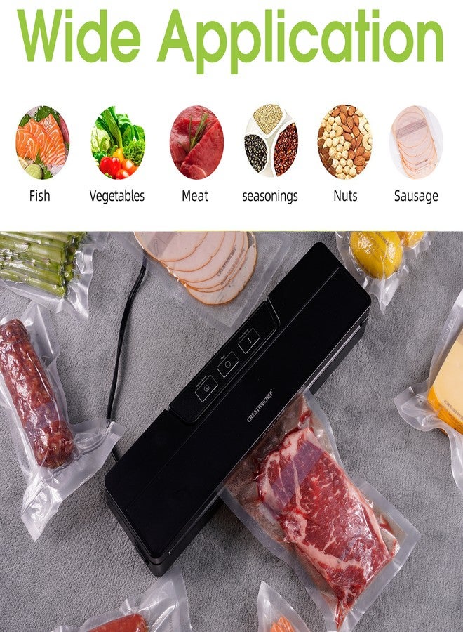 CREATIVECHEF 100 Pint 6 x 10 Inch Vacuum Sealer Bags, Great for Food Saver, Sous Vide, Vac Seal Freezer Bags, Vacuum Storage, Seal a Meal, BPA Free, Heavy Duty - Image 4