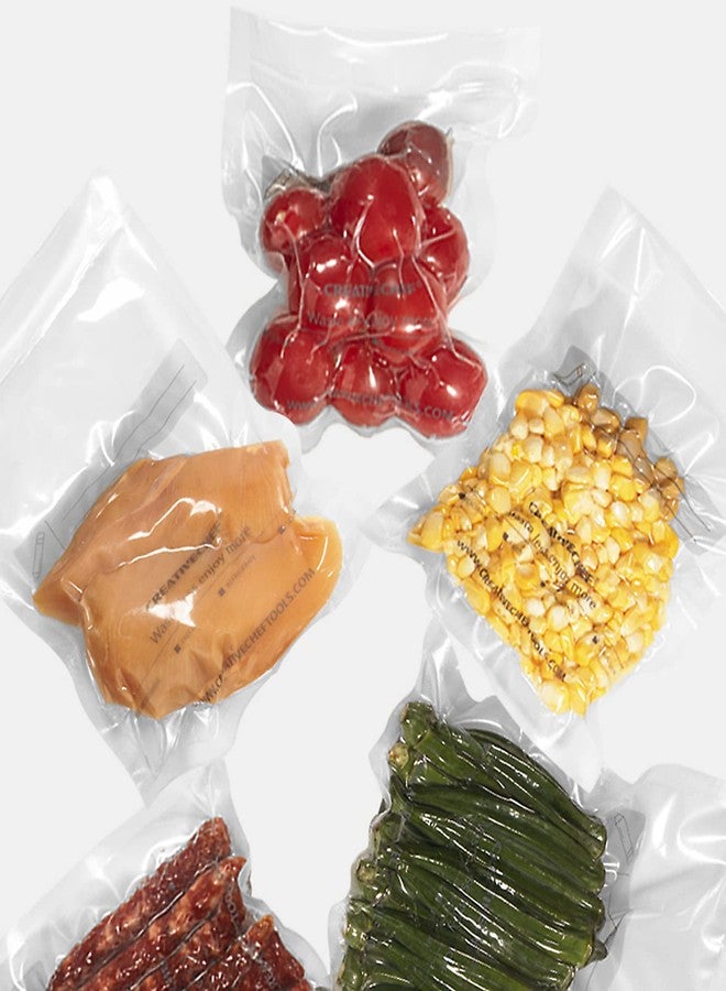 CREATIVECHEF 100 Pint 6 x 10 Inch Vacuum Sealer Bags, Great for Food Saver, Sous Vide, Vac Seal Freezer Bags, Vacuum Storage, Seal a Meal, BPA Free, Heavy Duty - Image 3